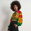 Africazone Clothing - Black History Month Croptop Hoodie A95 | Africazone