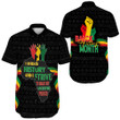 Africazone Clothing - Black History Month Hand Short Sleeve Shirt A95 | Africazone
