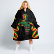 Africazone Clothing - Black History Month Hand hoodie blanket Hoodie A95 | Africazone