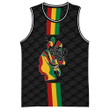 Africazone Clothing - Black History Month Color Of Flag Basketball Jersey A95 | Africazone