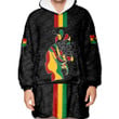Africazone Clothing - Black History Month Color Of Flag hoodie blanket Hoodie A95 | Africazone