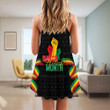 Africazone Clothing - Black History Month Hand Strap Summer Dress A95 | Africazone