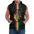 Africazone Clothing - Black History Month Color Of Flag Sleeveless Hoodie A95 | Africazone