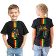 Africazone Clothing - Black History Month Color Of Flag T-shirt A95 | Africazone