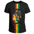 Africazone Clothing - Black History Month Color Of Flag T-shirt A95 | Africazone