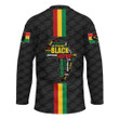 Africazone Clothing - Black History Month Color Of Flag Hockey Jersey A95 | Africazone