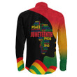 Africazone Clothing - Black History Month I'm Black Long Sleeve Button Shirt A95 | Africazone