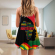 Africazone Clothing - Black History Month I'm Black Strap Summer Dress A95 | Africazone
