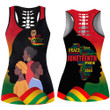 Africazone Clothing - Black History Month I'm Black Hollow Tank Top A95 | Africazone