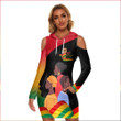 Africazone Clothing - Black History Month I'm Black Women's Tight Dress A95 | Africazone
