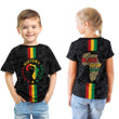 Africazone Clothing - Black History Month Map T-shirt A95 | Africazone