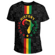 Africazone Clothing - Black History Month Map T-shirt A95 | Africazone