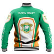 Africa Zone Clothing - Ivory Coast Formula One Style Baseball Jacket A35