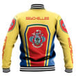 Africa Zone Clothing - Seychelles Formula One Style Baseball Jacket A35
