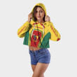 Africa Zone Clothing - Cameroon Formula One Croptop Hoodie A35