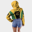 Africa Zone Clothing - South Africa Formula One Croptop Hoodie A35
