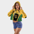 Africa Zone Clothing - South Africa Formula One Croptop Hoodie A35