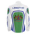 Africa Zone Clothing - Lesotho Formula One Long Sleeve Button Shirt A35