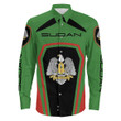 Africa Zone Clothing - Sudan Formula One Long Sleeve Button Shirt A35