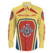 Africa Zone Clothing - Seychelles Formula One Long Sleeve Button Shirt A35