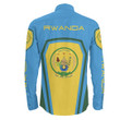 Africa Zone Clothing - Rwanda Formula One Long Sleeve Button Shirt A35