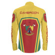 Africa Zone Clothing - Cameroon Formula One Long Sleeve Button Shirt A35