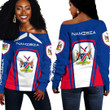 Africa Zone Clothing - Namibia Women's Off Shoulder Sweaters A35