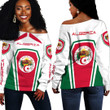 Africa Zone Clothing - Algeria Women's Off Shoulder Sweaters A35