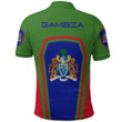 Africa Zone Clothing - Gambia Formula One polo Shirt A35