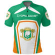 Africa Zone Clothing - Ivory Coast Formula One polo Shirt A35