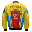 Africa Zone Clothing - Democratic Republic of the Congo Formula One Zip Bomber jacket A35