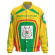 Africa Zone Clothing - Burkina Faso Formula One Thicken Stand Collar Jacket A35