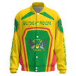 Africa Zone Clothing - São Tomé And Príncipe Formula One Thicken Stand Collar Jacket A35