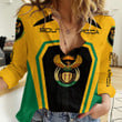 Africa Zone Clothing - South Africa Formula One Women's Casual Shirt A35