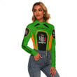 Africa Zone Clothing - Zambia Formula One Women's Stretchable Turtleneck Top A35