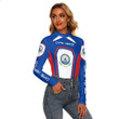 Africa Zone Clothing - Cape Verde Formula One Women's Stretchable Turtleneck Top A35