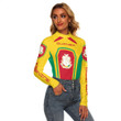 Africa Zone Clothing - Guinea Formula One Women's Stretchable Turtleneck Top A35