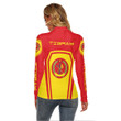 Africa Zone Clothing - Tigray Formula One Women's Stretchable Turtleneck Top A35