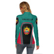 Africa Zone Clothing - Mozambique Formula One Women's Stretchable Turtleneck Top A35