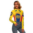 Africa Zone Clothing - Chad Formula One Women's Stretchable Turtleneck Top A35