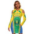 Africa Zone Clothing - Gabon Formula One Women's Tight Dress A35