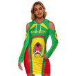 Africa Zone Clothing - Guinea Bissau  Formula One Women's Tight Dress A35