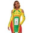 Africa Zone Clothing - Burkina Faso Formula One Women's Tight Dress A35