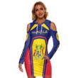 Africa Zone Clothing - Mauritius Formula One Women's Tight Dress A35