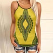 Africa Zone Clothing - Africa Neck Dashiki - Criss Cross Tanktop A95 | Africa Zone