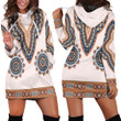 Africa Zone Clothing - Africa Dashiki Neck - Hoodie Dress A95 | Africa Zone