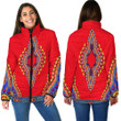 Africa Zone Clothing - Neck Dashiki Africa - Women Padded Jacket A95 | Africa Zone
