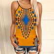 Africa Zone Clothing - Neck Africa Dashiki - Criss Cross Tanktop A95 | Africa Zone