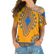 Africa Zone Clothing - Neck Africa Dashiki - One Shoulder Shirt A95 | Africa Zone