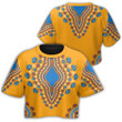 Africa Zone Clothing - Neck Africa Dashiki - Croptop T-shirt A95 | Africa Zone